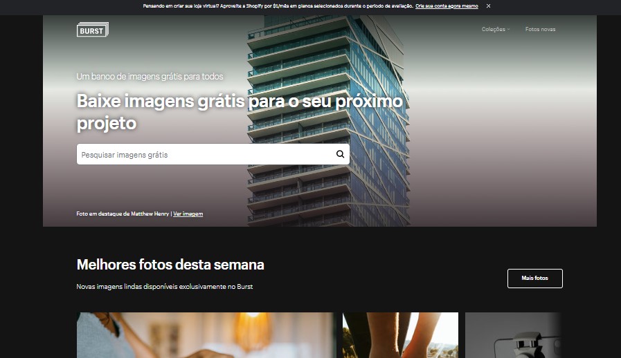 Melhores Bancos de Imagens Gratuitos para 2024 Burst by Shopify - Web Nômade Digital