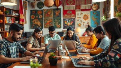 Nômades digitais em ambiente multicultural