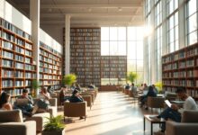 Biblioteca para nômades digitais trabalharem remotamente
