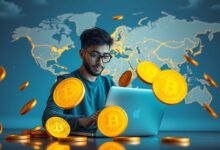 Nômade digital investindo em criptomoedas lastreadas em ouro