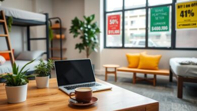 Espaço de trabalho em hospedagem com desconto para nômades