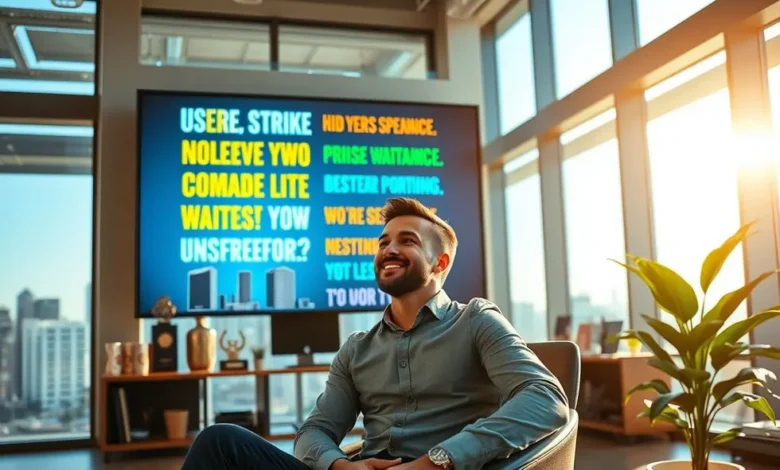 7 Passos para Potencializar Seu Negócio com Mentoria Empresarial - Web Nômade Digital Um empresário de sucesso analisando seu progresso e objetivos.