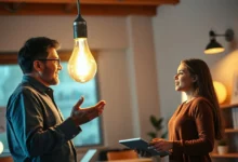 Representação da relação de mentoria entre um mentor e um aprendiz.