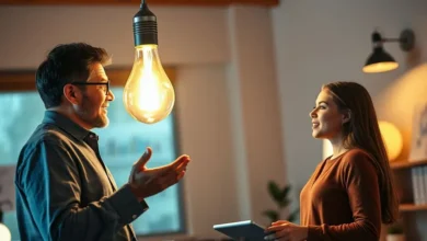 Representação da relação de mentoria entre um mentor e um aprendiz.