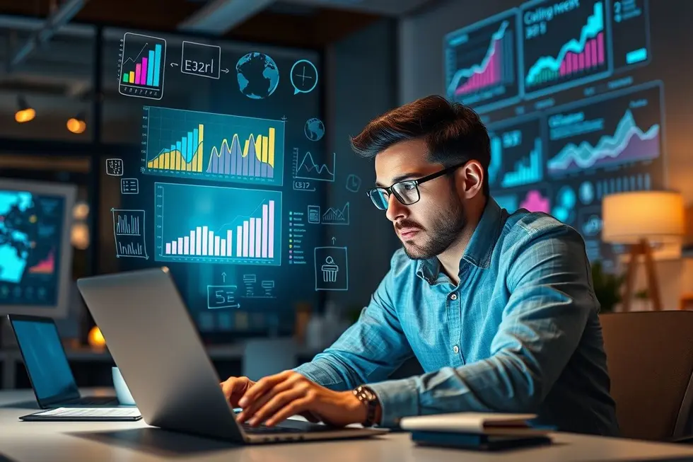 Identifique Oportunidades de Crescimento e Economia