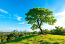 Imagem simbolizando o crescimento sustentável nos negócios.