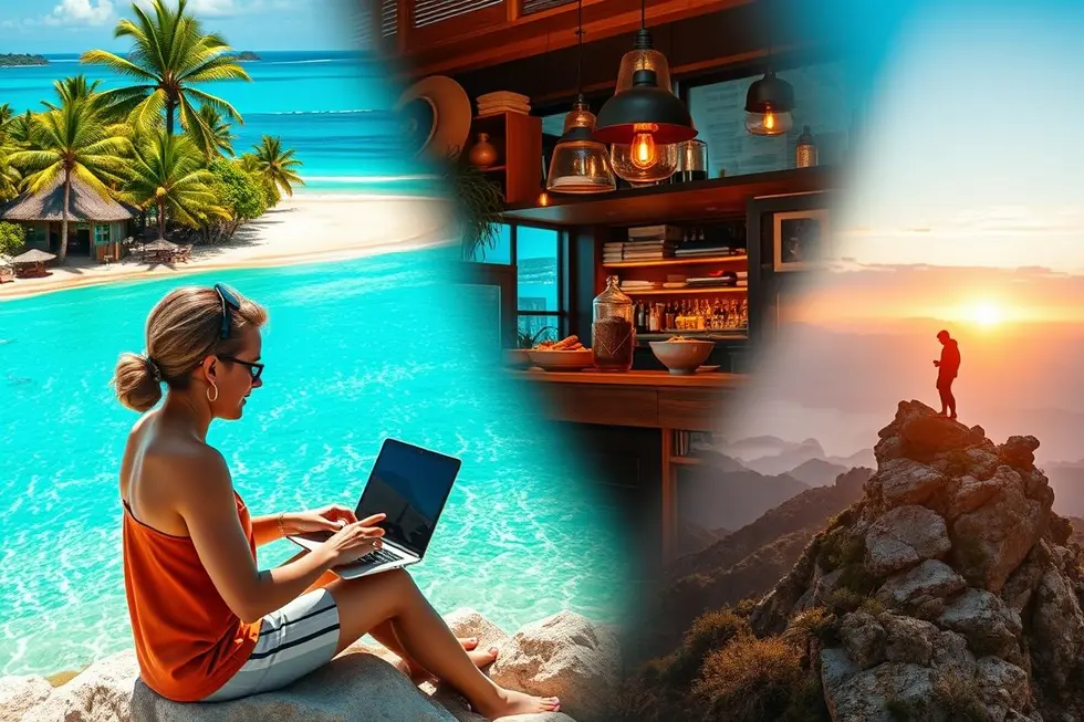 Integrando Viagens e Trabalho com Sustentabilidade