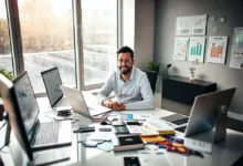 Profissional autônomo determinado a expandir sua base de clientes.