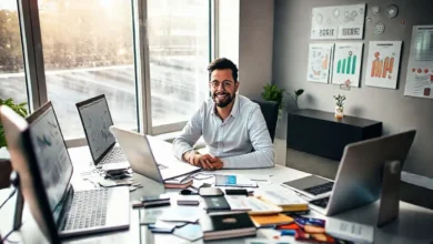 Profissional autônomo determinado a expandir sua base de clientes.