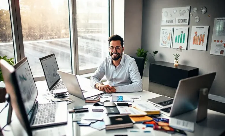 7 Estratégias para Aumentar sua Base de Clientes como Profissional Autônomo - Web Nômade Digital Profissional autônomo determinado a expandir sua base de clientes.