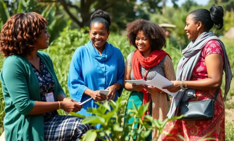 10 Estratégias de Crescimento Sustentável para Empreendedores Digitais - Web Nômade Digital Empreendedores de negócios verdes colaborando para um futuro sustentável.