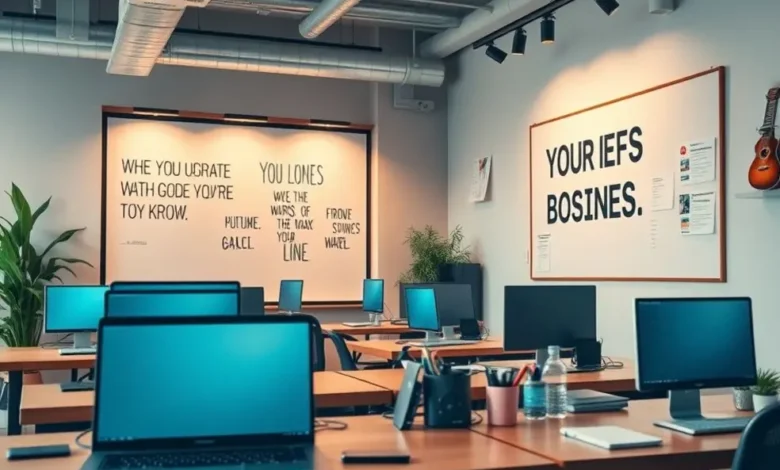 7 Dicas Infalíveis para Aumentar sua Clientela e Viver do Seu Negócio - Web Nômade Digital Espaço de nômade digital com frases motivacionais e metas de negócios.