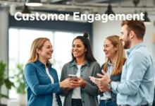 Clientes satisfeitos interagindo com um freelancer.