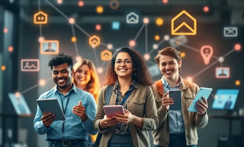 Imagem que retrata empreendedores digitais em busca de novos clientes.