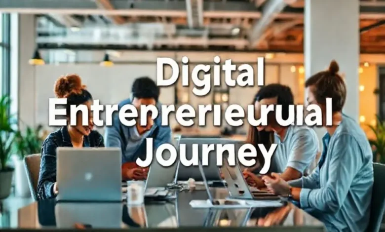 Grupo diverso de empreendedores digitais colaborando