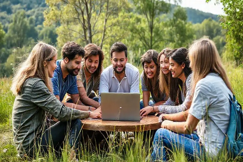 7 Estratégias para Crescimento Sustentável de Negócios Online para Nômades Digitais - Web Nômade Digital Comunidade: O Coração do Crescimento Sustentável