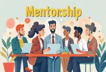 Imagem dinâmica representando o conceito de mentoria entre empreendedores.