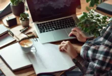 Freelancer trabalhando em um ambiente produtivo.