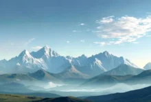 Paisagem serena simbolizando liberdade no empreendedorismo.