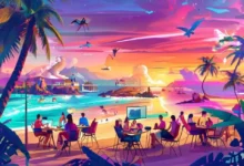 Empreendedores trabalhando em ambientes inspiradores no mundo digital.