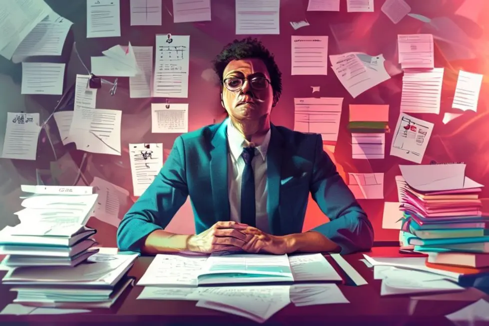 Empreendedor organizando sua agenda para lotar de clientes.