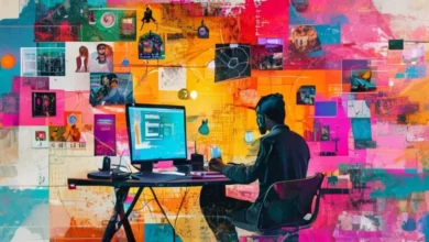 Nômades digitais explorando estratégias de sucesso em locais criativos.