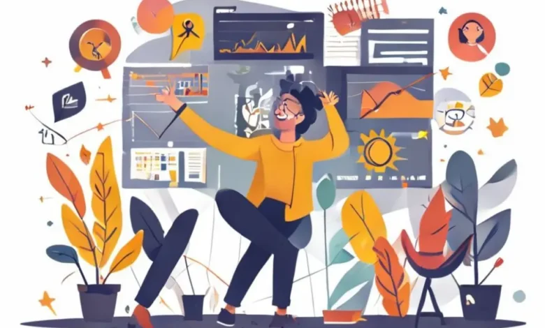 Celebrando o sucesso na conquista de novos clientes como freelancer.