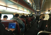 people sitting on bus seat