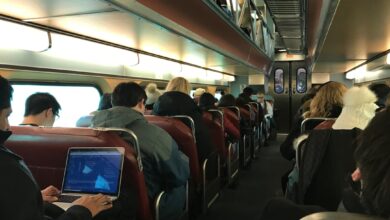 people sitting on bus seat