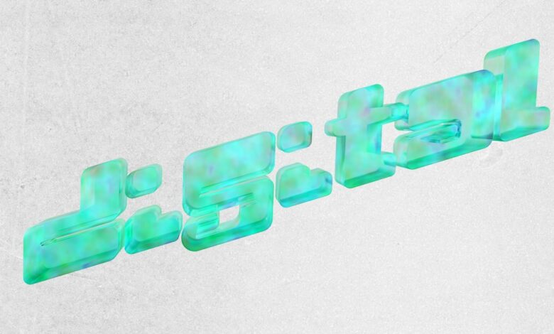 10 Dicas para Viajar e Trabalhar em Destinos Sustentáveis - Web Nômade Digital Green translucent 3D text on white background