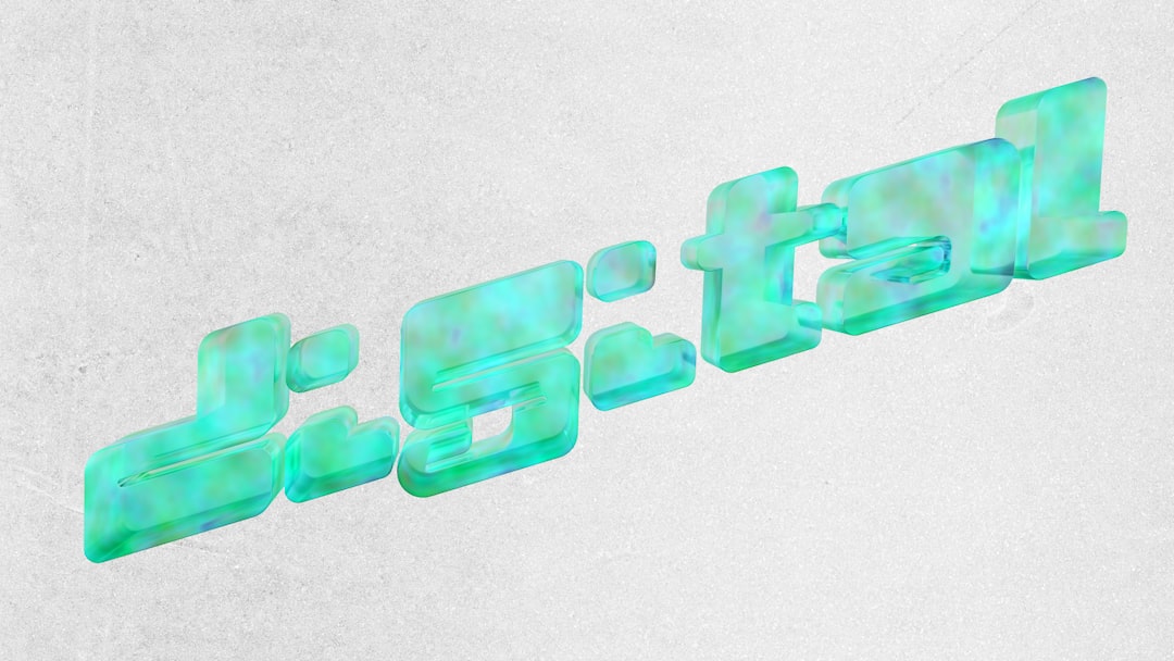 10 Dicas para Viajar e Trabalhar em Destinos Sustentáveis - Web Nômade Digital Green translucent 3D text on white background
