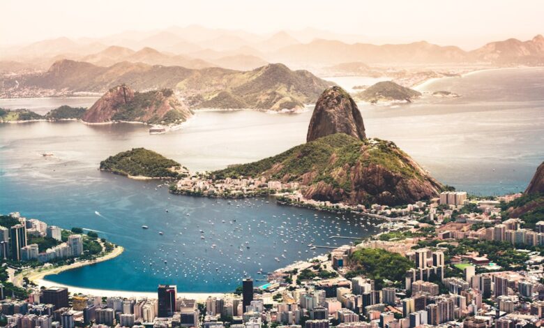 aerial photography of cityscape near sea